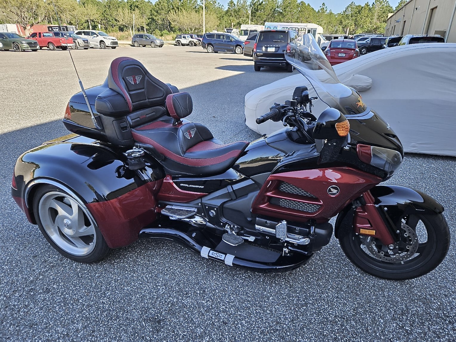 Driver Backrest Goldwing GL 1800 (2001 - 2010) - 14120